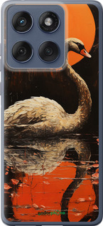 Силіконовий чехол Лебідь для Motorola Edge 60 Fusion 5G - 5964u-4021 изображение 