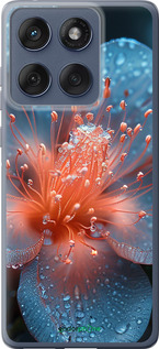 Силіконовий чехол Роса на квітці для Motorola Edge 60 Fusion 5G - 6039u-4021 изображение 