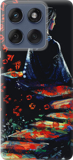 Силиконовый чехол Мечтательная девушка для Motorola Edge 60 Fusion 5G - 6042u-4021 изображение 