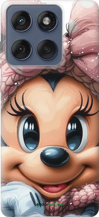 Силіконовий чехол Мінні Маус з бантиком для Motorola Edge 60 Fusion 5G - 6055u-4021 изображение 