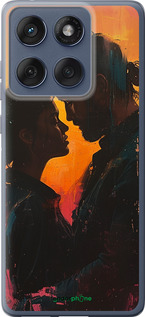 Силиконовый чехол Любовь на полотне для Motorola Edge 60 Fusion 5G - 6067u-4021 изображение 