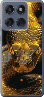 Силиконовый чехол Golden snake для Motorola Edge 60 Fusion 5G - 6072u-4021 изображение 