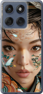 Силиконовый чехол Взгляд души самурая для Motorola Edge 60 Fusion 5G - 6076u-4021 изображение 