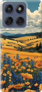 Силиконовый чехол Украинское поле для Motorola Edge 60 Fusion 5G - 6082u-4021 изображение 