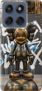 Силиконовый чехол Bronze kaws v3 для Motorola Edge 60 Fusion 5G - 6099u-4021 изображение 