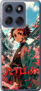 Силиконовый чехол Tanjiro Kamado для Motorola Edge 60 Fusion 5G - 6132u-4021 изображение 