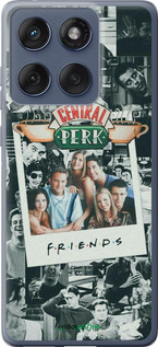 Силиконовый чехол Друзья для Motorola Edge 60 Fusion 5G - 6276u-4021 изображение 