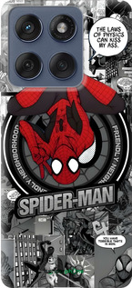 Силиконовый чехол Человек паук для Motorola Edge 60 Fusion 5G - 6279u-4021 изображение 