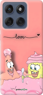 Силиконовый чехол Спанч Боб для Motorola Edge 60 Fusion 5G - 6282u-4021 изображение 