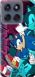 Силиконовый чехол Соник для Motorola Edge 60 Fusion 5G - 6284u-4021 изображение 