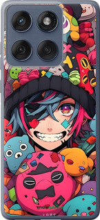 Силиконовый чехол Аниме парень для Motorola Edge 60 Fusion 5G - 6317u-4021 изображение 