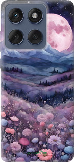 Силиконовый чехол Ночь луна арт для Motorola Edge 60 Fusion 5G - 6319u-4021 изображение 