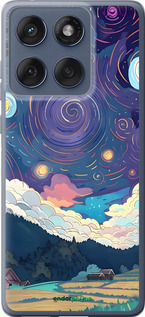 Силиконовый чехол Креативный арт для Motorola Edge 60 Fusion 5G - 6322u-4021 изображение 