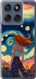 Силиконовый чехол Девушка Арт для Motorola Edge 60 Fusion 5G - 6325u-4021 изображение 