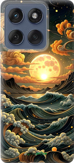 Силиконовый чехол Арт волны для Motorola Edge 60 Fusion 5G - 6332u-4021 изображение 