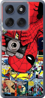 Силиконовый чехол Человек паук 2 для Motorola Edge 60 Fusion 5G - 6333u-4021 изображение 