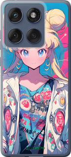 Силиконовый чехол Сейлор Мун 2 для Motorola Edge 60 Fusion 5G - 6351u-4021 изображение 