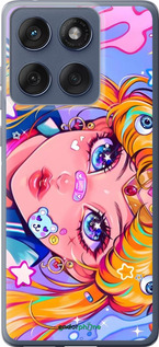 Силиконовый чехол Сейлор Мун 4 для Motorola Edge 60 Fusion 5G - 6353u-4021 изображение 