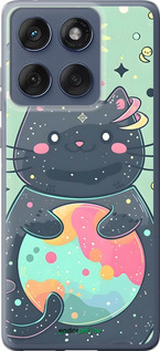 Силиконовый чехол Милый котик для Motorola Edge 60 Fusion 5G - 6364u-4021 изображение 