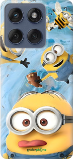 Силіконовий чехол Миньоны для Motorola Edge 60 Fusion 5G - 6386u-4021 изображение 