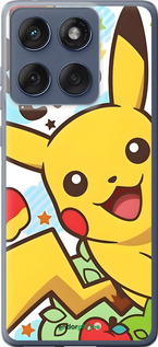 Силиконовый чехол Пикачу 2 для Motorola Edge 60 Fusion 5G - 6391u-4021 изображение 