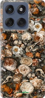 Силиконовый чехол В стиле барокко-мрачный для Motorola Edge 60 Fusion 5G - 6404u-4021 изображение 