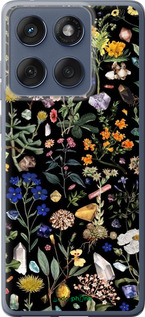 Силиконовый чехол С цветами для Motorola Edge 60 Fusion 5G - 6422u-4021 изображение 