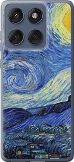 Силиконовый чехол «Звездная ночь» Винсента Ван Гога для Motorola Edge 60 Fusion 5G - 6433u-4021 изображение 
