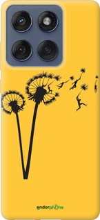 Силиконовый чехол Минимализм одуванчики для Motorola Edge 60 Fusion 5G - 6449u-4021 изображение 