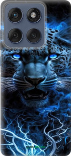 Силиконовый чехол Ледяной леопард для Motorola Edge 60 Fusion 5G - 6460u-4021 изображение 