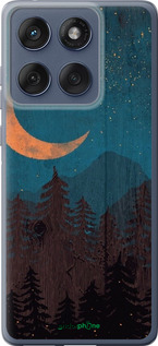 Силиконовый чехол Звездный лес для Motorola Edge 60 Fusion 5G - 6480u-4021 изображение 