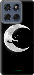 Силиконовый чехол Лунные объятия для Motorola Edge 60 Fusion 5G - 6508u-4021 изображение 