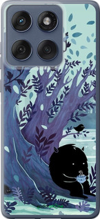 Силиконовый чехол Арт принт Тихое место чая для Motorola Edge 60 Fusion 5G - 6544u-4021 изображение 