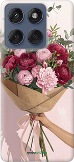 Силиконовый чехол Пионы 1 для Motorola Edge 60 Fusion 5G - 6705u-4021 изображение 