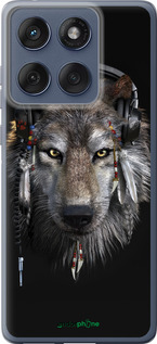 Силиконовый чехол Волк-меломан для Motorola Edge 60 Fusion 5G - 875u-4021 изображение 