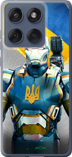 Силіконовий чехол Український кіборг  для Motorola Edge 60 Fusion 5G - 980u-4021 изображение 
