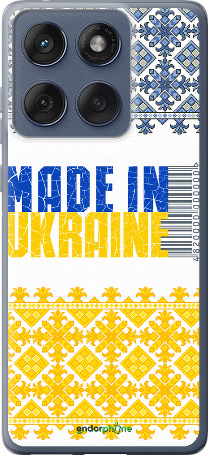 Силиконовый чехол Made in Ukraine для Motorola Edge 60 Fusion 5G - 1146u-4021 изображение 