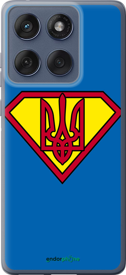 Силиконовый чехол Супер Тризуб для Motorola Edge 60 Fusion 5G - 1164u-4021 изображение 