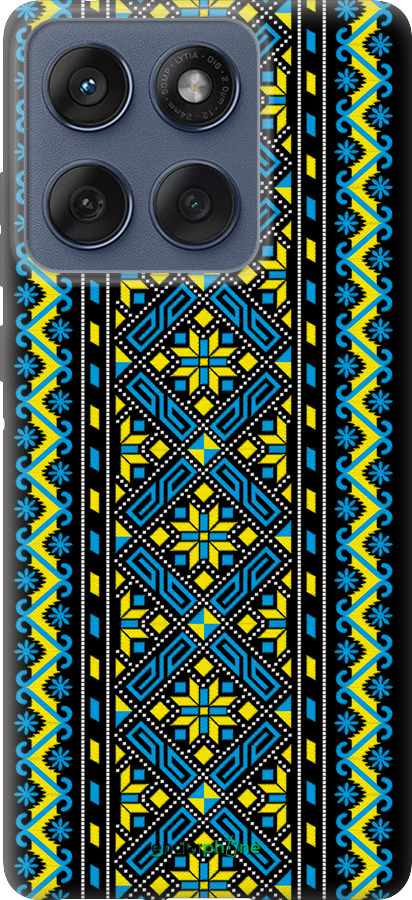 Силиконовый чехол Вышиванка 39 для Motorola Edge 60 Fusion 5G - 1173u-4021 изображение 