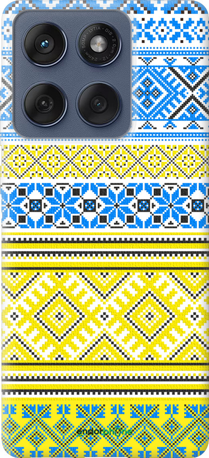 Силиконовый чехол Вышиванка 40 для Motorola Edge 60 Fusion 5G - 1174u-4021 изображение 