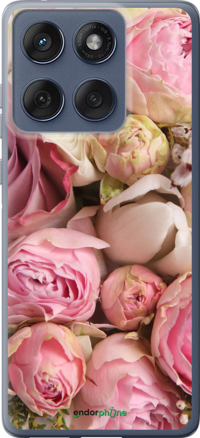 Силиконовый чехол Розы v2 для Motorola Edge 60 Fusion 5G - 2320u-4021 изображение 