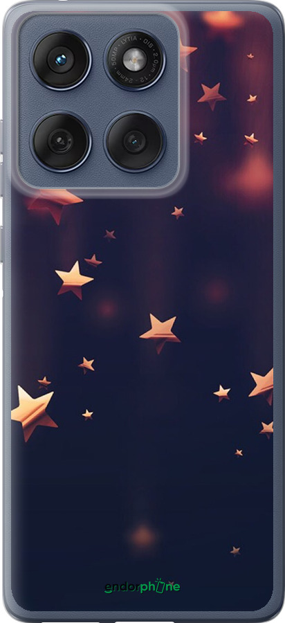 Силиконовый чехол Падающие звезды для Motorola Edge 60 Fusion 5G - 3974u-4021 изображение 