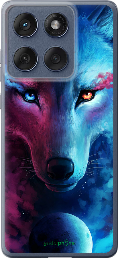 Силіконовий чехол Арт-вовк для Motorola Edge 60 Fusion 5G - 3999u-4021 изображение 