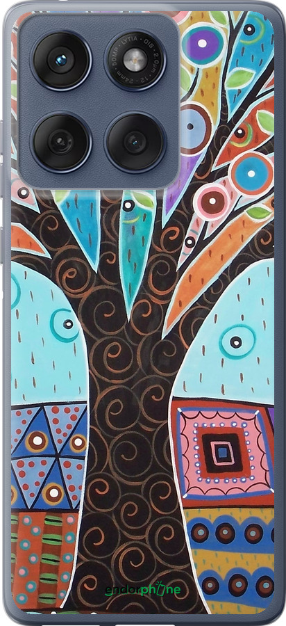 Силиконовый чехол Арт-дерево для Motorola Edge 60 Fusion 5G - 4008u-4021 изображение 