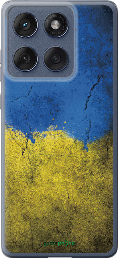 Силиконовый чехол Флаг Украины 2 для Motorola Edge 60 Fusion 5G - 401u-4021 изображение 
