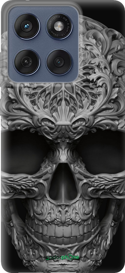 Силиконовый чехол skull-ornament для Motorola Edge 60 Fusion 5G - 4101u-4021 изображение 