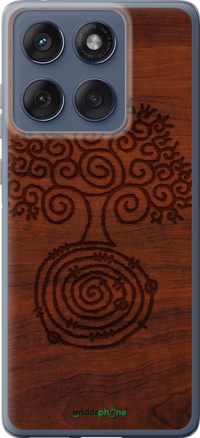 Силиконовый чехол Узор дерева для Motorola Edge 60 Fusion 5G - 4119u-4021 изображение 