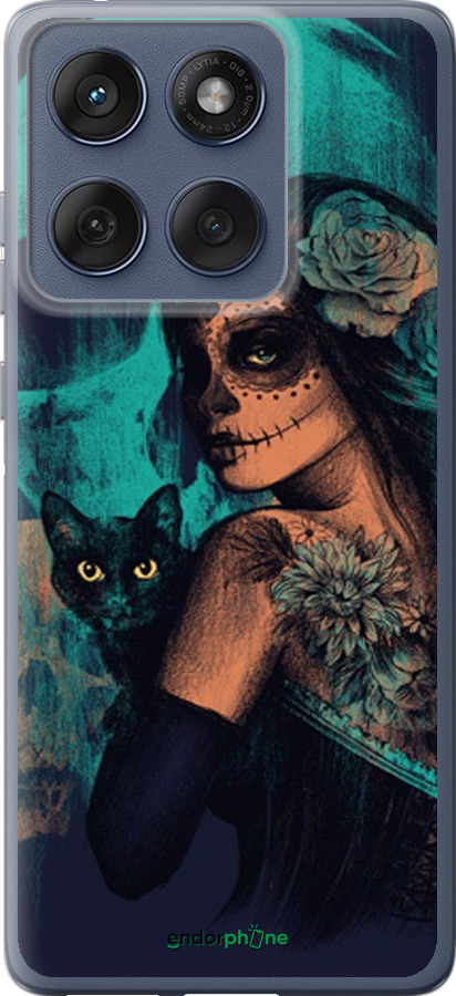 Силиконовый чехол Fantasy girl для Motorola Edge 60 Fusion 5G - 4133u-4021 изображение 