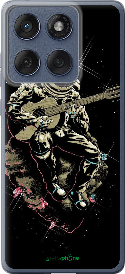 Силиконовый чехол Космонавт с гиратой для Motorola Edge 60 Fusion 5G - 4138u-4021 изображение 