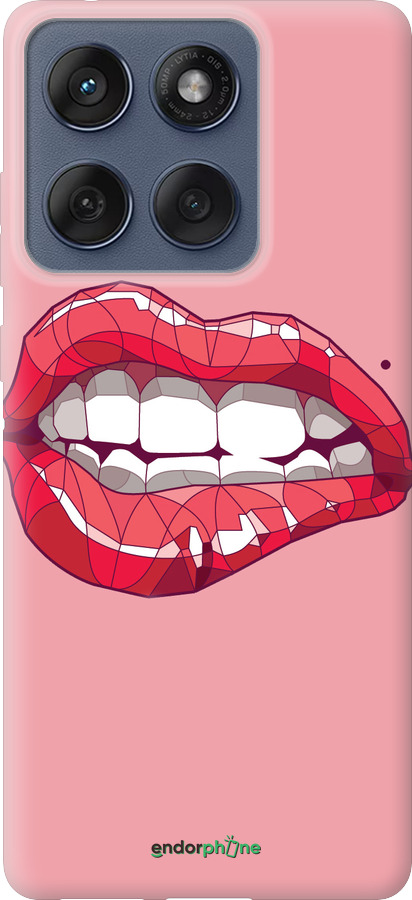 Силиконовый чехол Sexy lips для Motorola Edge 60 Fusion 5G - 4174u-4021 изображение 